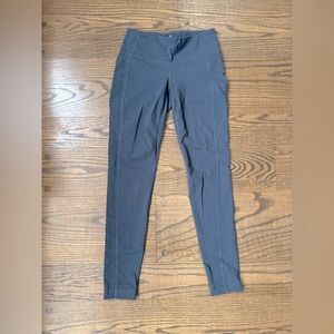 Athleta Elation 7/8 Train Tights in Dark Grey